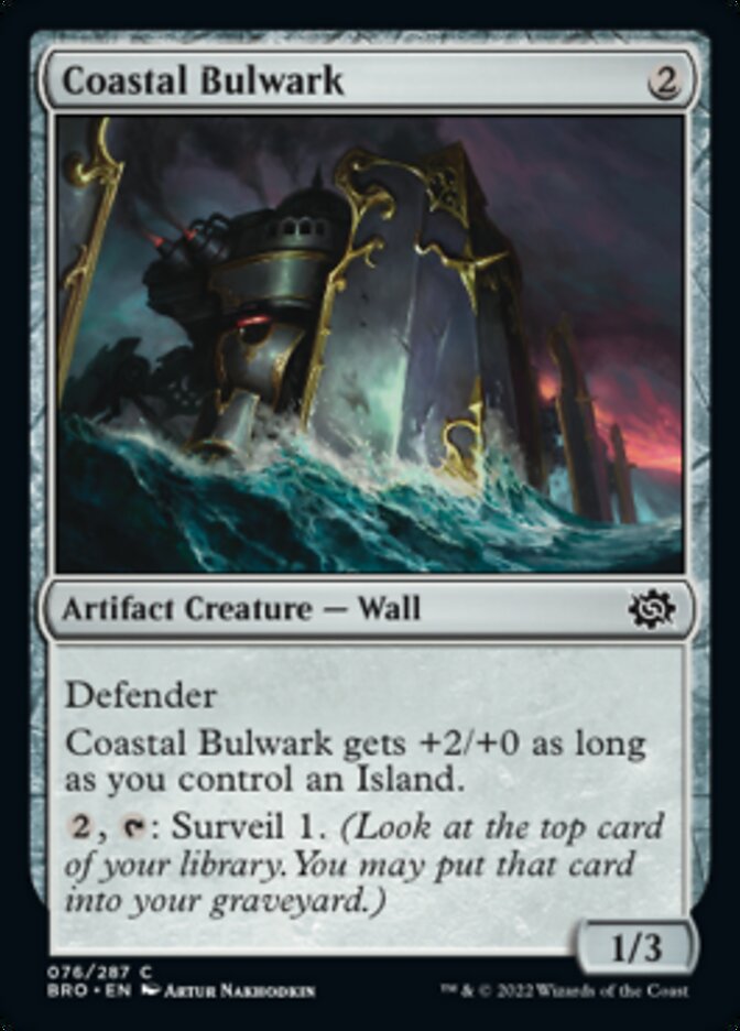 Coastal Bulwark [The Brothers' War] | Card Merchant Takapuna