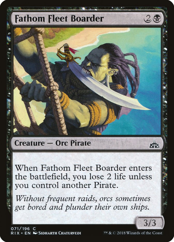 Fathom Fleet Boarder [Rivals of Ixalan] | Card Merchant Takapuna