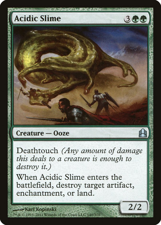 Acidic Slime [Commander 2011] | Card Merchant Takapuna