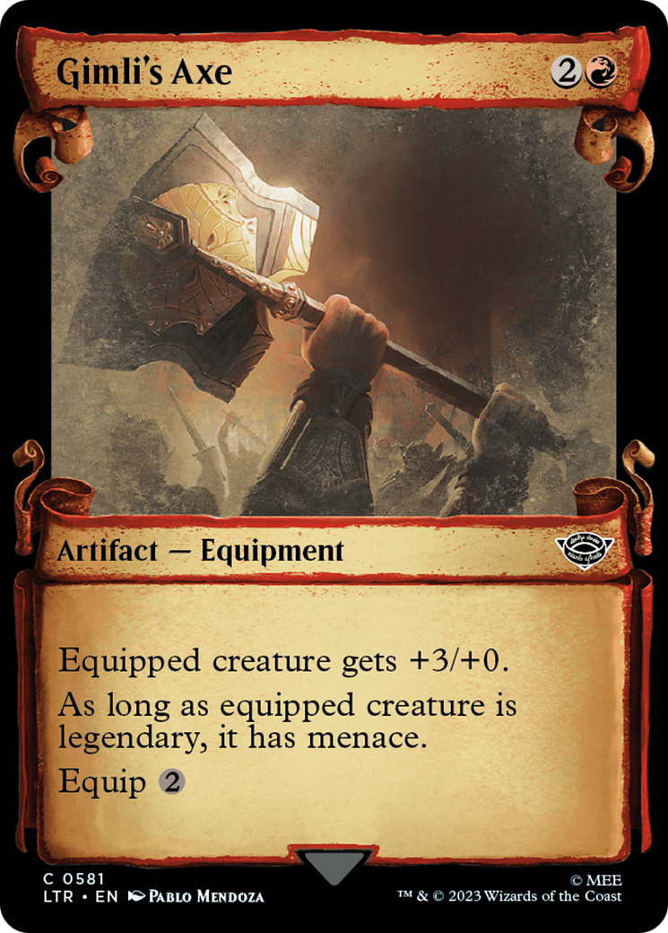 Gimli's Axe [The Lord of the Rings: Tales of Middle-Earth Showcase Scrolls] | Card Merchant Takapuna