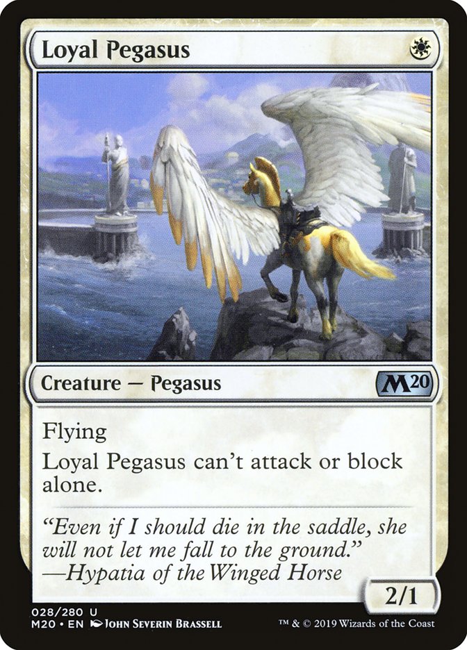 Loyal Pegasus [Core Set 2020] | Card Merchant Takapuna