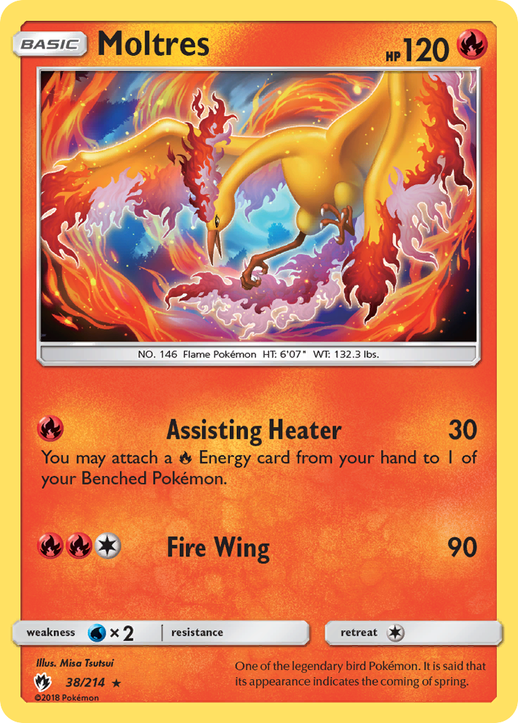 Moltres (38/214) [Sun & Moon: Lost Thunder] | Card Merchant Takapuna