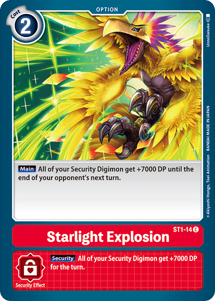 Starlight Explosion [ST1-14] [Starter Deck: Gaia Red] | Card Merchant Takapuna