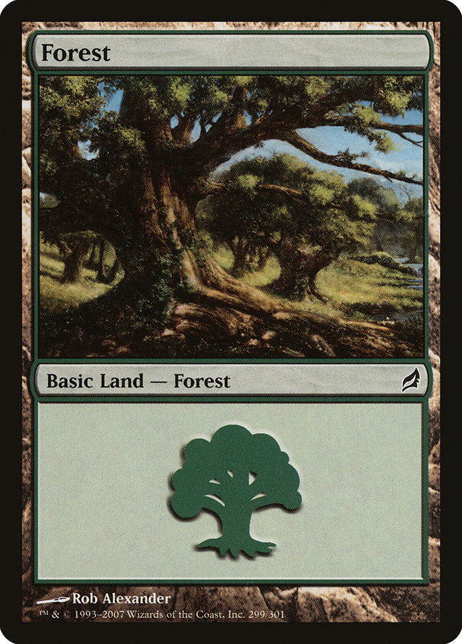 Forest (299) [Lorwyn] | Card Merchant Takapuna