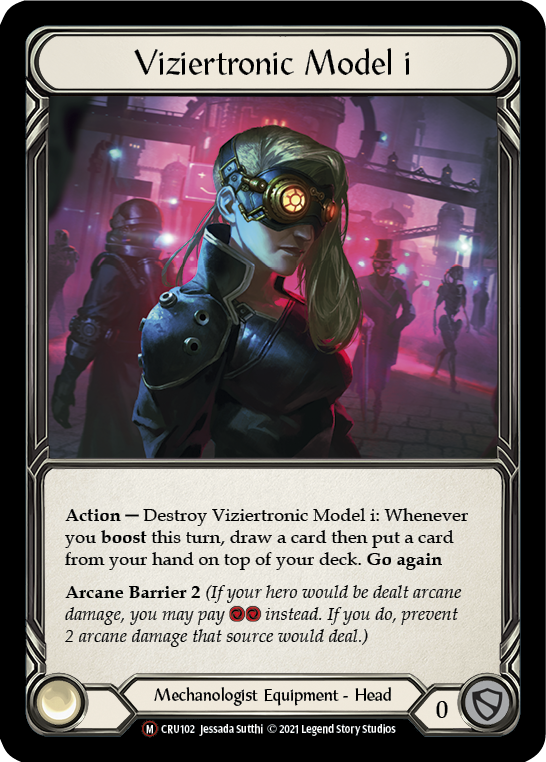 Viziertronic Model i [U-CRU102] (Crucible of War Unlimited)  Unlimited Normal | Card Merchant Takapuna