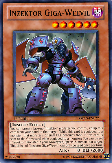 Inzektor Giga-Weevil [ORCS-EN022] Common | Card Merchant Takapuna