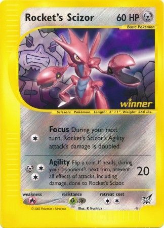 Rocket's Scizor (4) (Jumbo Card) [Best of Promos] | Card Merchant Takapuna