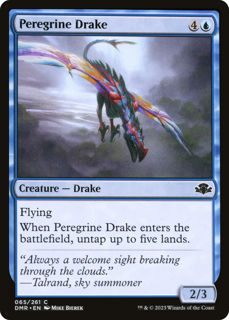 Peregrine Drake [Dominaria Remastered] | Card Merchant Takapuna