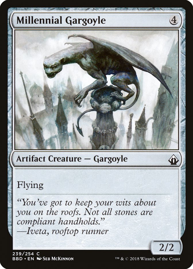 Millennial Gargoyle [Battlebond] | Card Merchant Takapuna