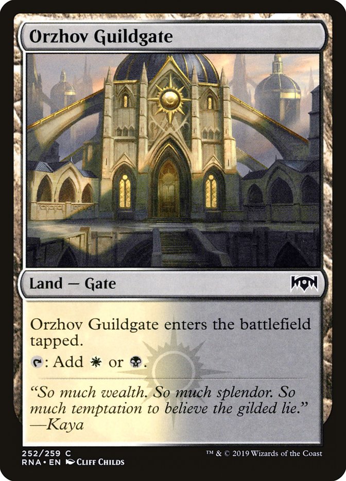 Orzhov Guildgate (252/259) [Ravnica Allegiance] | Card Merchant Takapuna