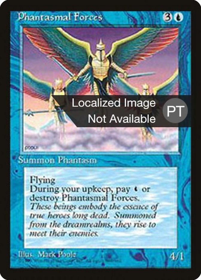 Phantasmal Forces [Fourth Edition (Foreign Black Border)] | Card Merchant Takapuna