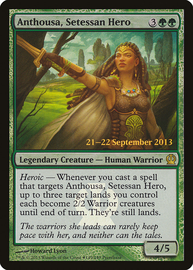 Anthousa, Setessan Hero [Theros Prerelease Promos] | Card Merchant Takapuna