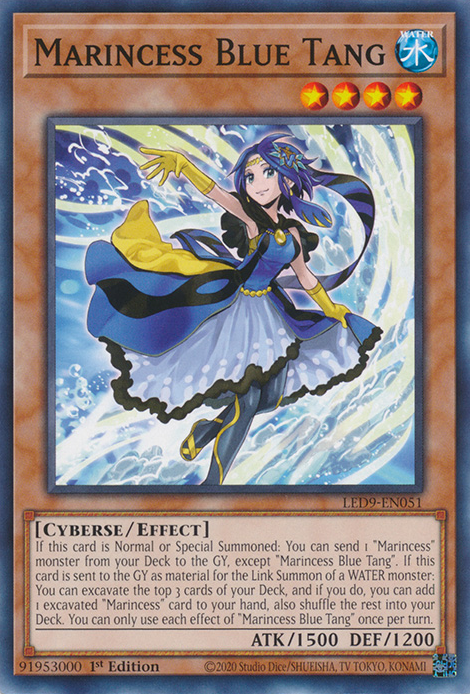 Marincess Blue Tang [LED9-EN051] Common | Card Merchant Takapuna