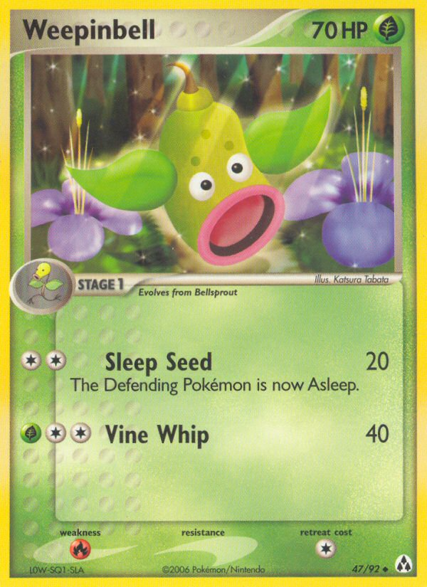 Weepinbell (47/92) [EX: Legend Maker] | Card Merchant Takapuna