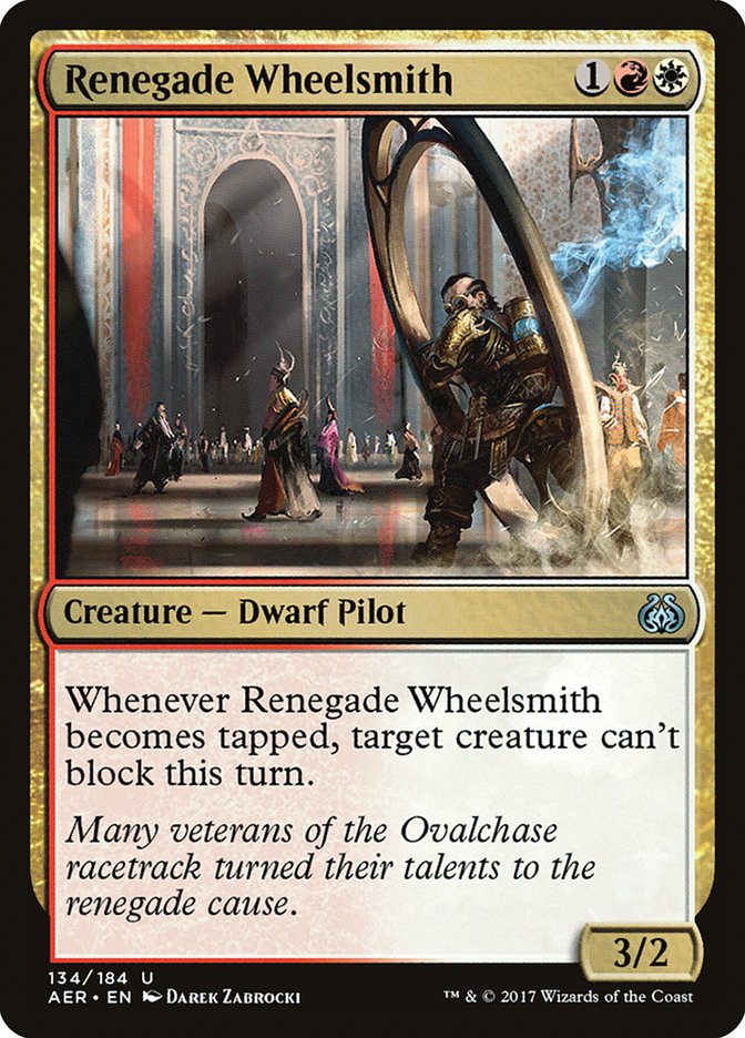 Renegade Wheelsmith [Aether Revolt] | Card Merchant Takapuna