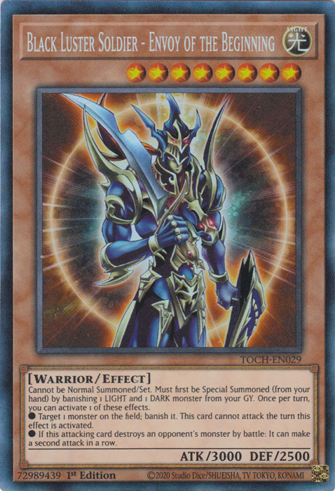 Black Luster Soldier - Envoy of the Beginning [TOCH-EN029] Collector's Rare | Card Merchant Takapuna