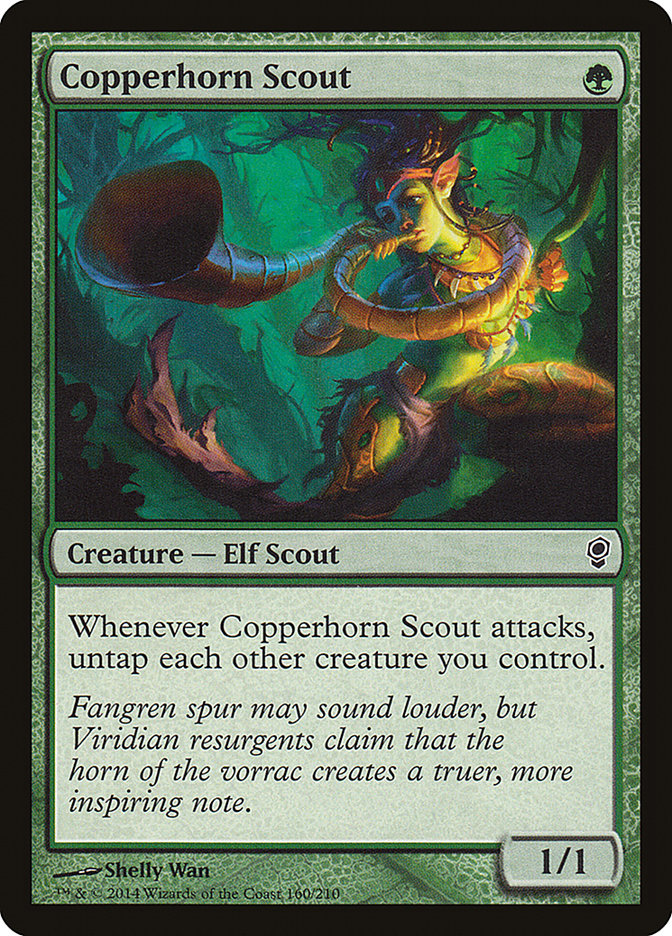 Copperhorn Scout [Conspiracy] | Card Merchant Takapuna