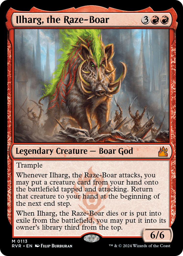 Ilharg, the Raze-Boar [Ravnica Remastered] | Card Merchant Takapuna