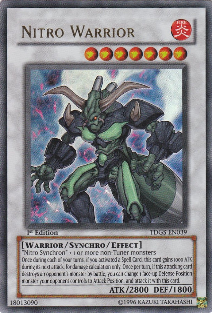 Nitro Warrior [TDGS-EN039] Ultra Rare | Card Merchant Takapuna