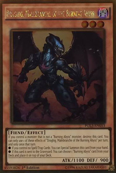 Draghig, Malebranche of the Burning Abyss [PGL3-EN053] Gold Rare | Card Merchant Takapuna