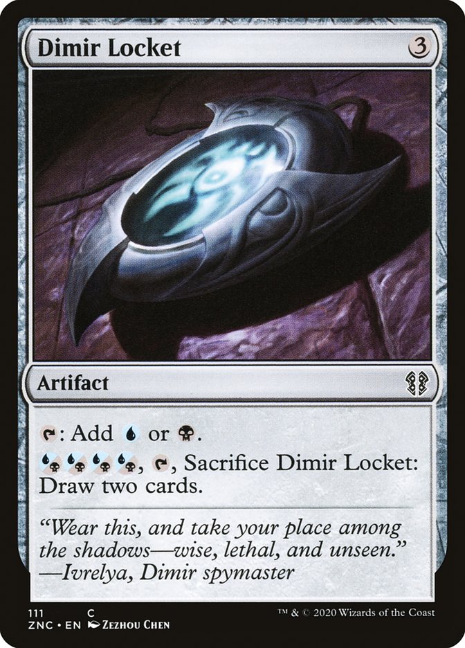 Dimir Locket [Zendikar Rising Commander] | Card Merchant Takapuna