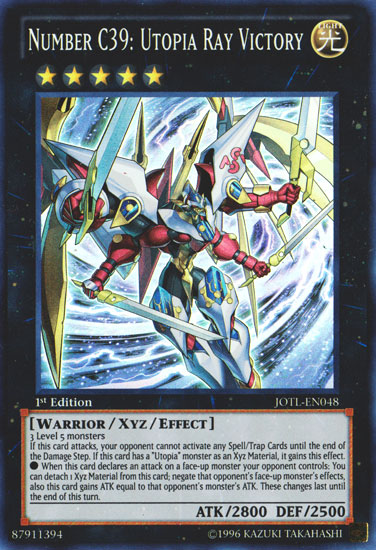 Number C39: Utopia Ray Victory [JOTL-EN048] Super Rare | Card Merchant Takapuna