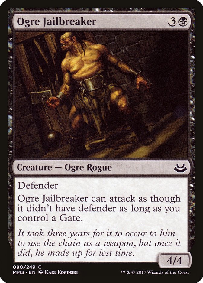 Ogre Jailbreaker [Modern Masters 2017] | Card Merchant Takapuna