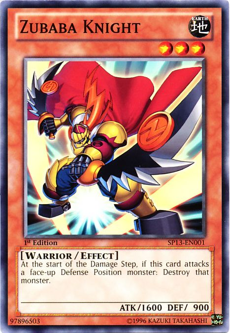 Zubaba Knight [SP13-EN001] Common | Card Merchant Takapuna