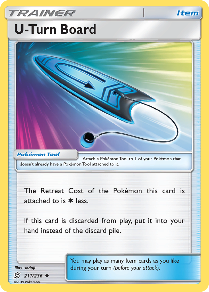 U-Turn Board (211/236) [Sun & Moon: Unified Minds] | Card Merchant Takapuna