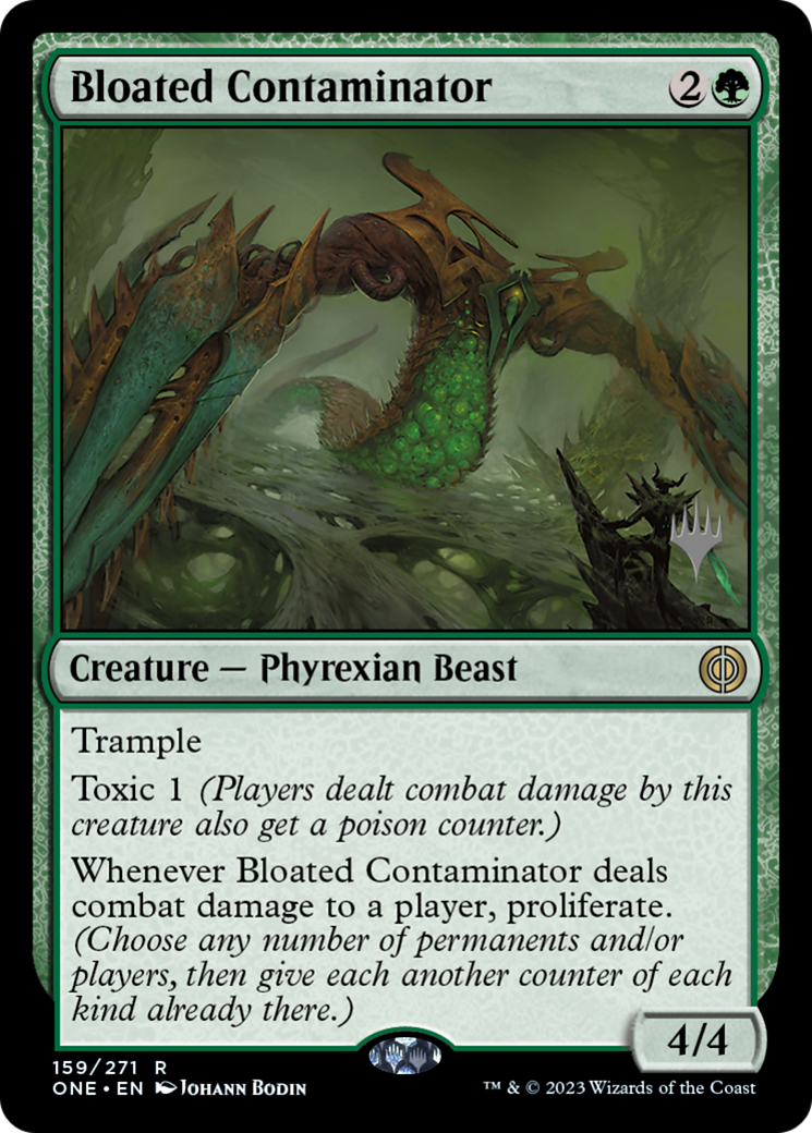 Bloated Contaminator (Promo Pack) [Phyrexia: All Will Be One Promos] | Card Merchant Takapuna