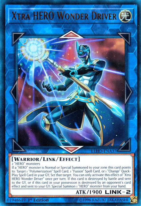 Xtra Hero Wonder Driver [LEHD-ENA37] Ultra Rare | Card Merchant Takapuna