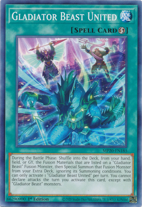 Gladiator Beast United [MP20-EN185] Common | Card Merchant Takapuna