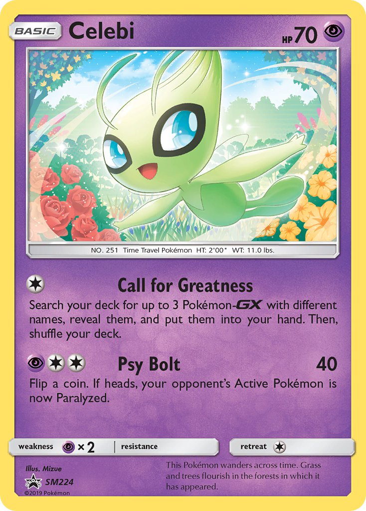 Celebi (SM224) [Sun & Moon: Black Star Promos] | Card Merchant Takapuna