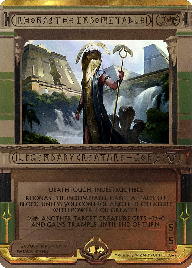 Rhonas the Indomitable (Invocation) [Amonkhet Invocations] | Card Merchant Takapuna