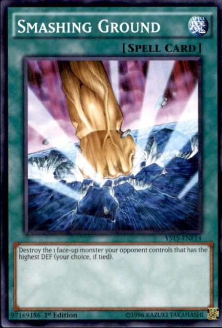 Smashing Ground [YS15-ENF14] Shatterfoil Rare | Card Merchant Takapuna