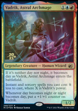 Vadrik, Astral Archmage [Innistrad: Midnight Hunt Prerelease Promos] | Card Merchant Takapuna