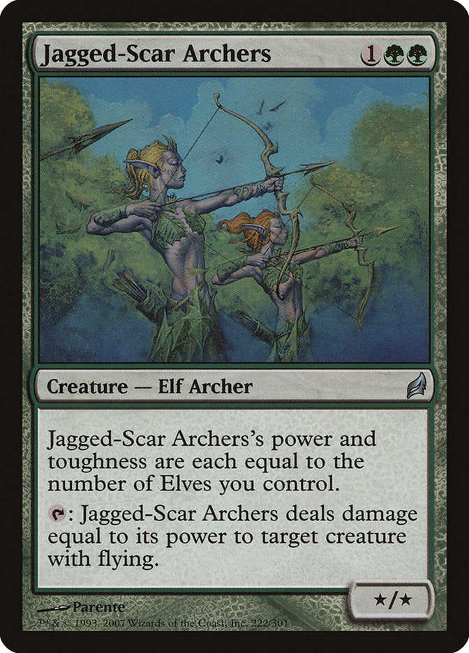 Jagged-Scar Archers [Lorwyn] | Card Merchant Takapuna