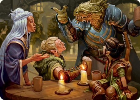 You Meet in a Tavern Art Card [Dungeons & Dragons: Adventures in the Forgotten Realms Art Series] | Card Merchant Takapuna