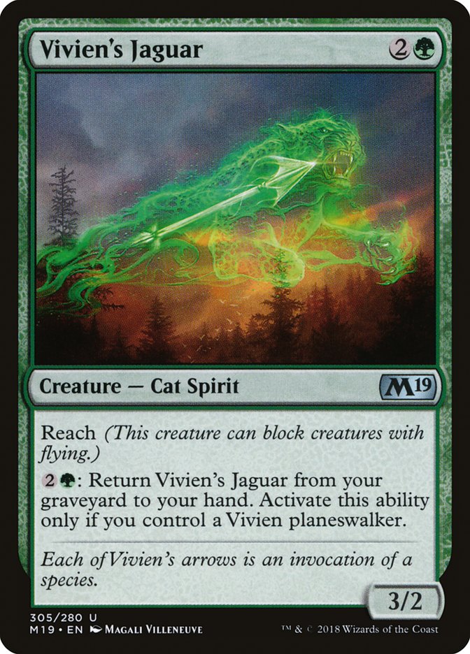 Vivien's Jaguar [Core Set 2019] | Card Merchant Takapuna