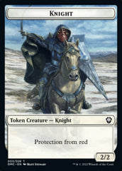 Soldier // Knight Double-Sided Token [Dominaria United Tokens] | Card Merchant Takapuna