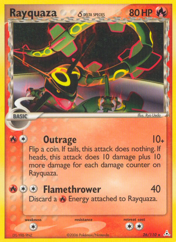 Rayquaza (26/110) (Delta Species) [EX: Holon Phantoms] | Card Merchant Takapuna