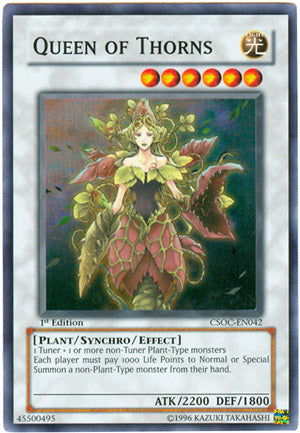 Queen of Thorns [CSOC-EN042] Super Rare | Card Merchant Takapuna