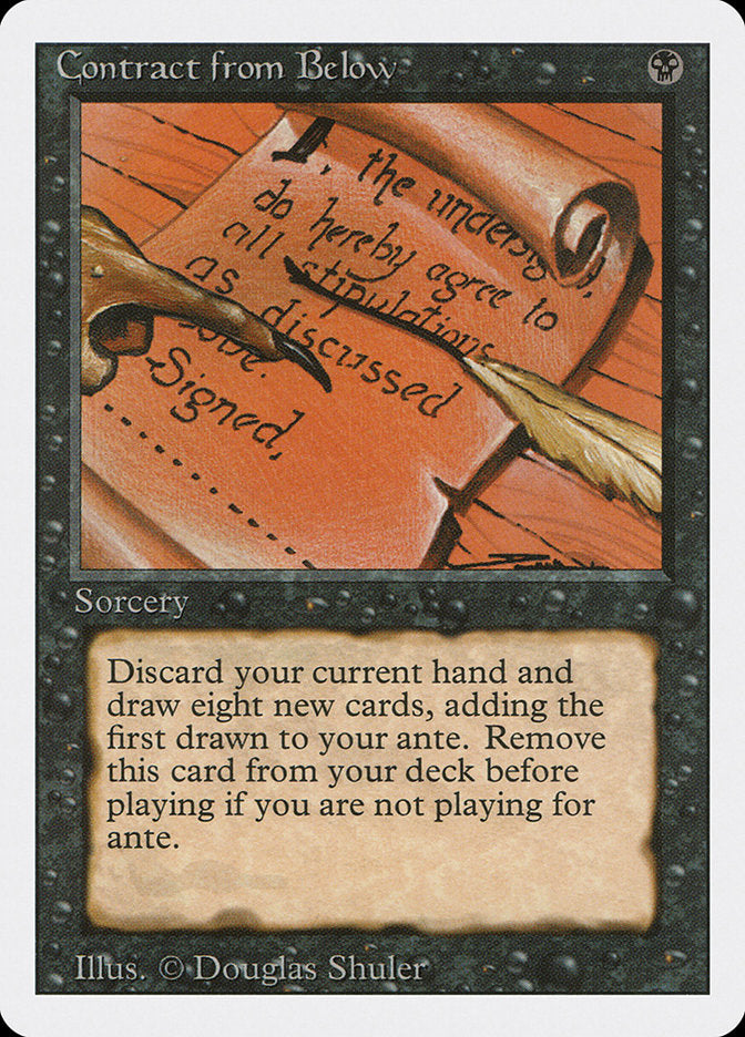 Contract from Below [Revised Edition] | Card Merchant Takapuna