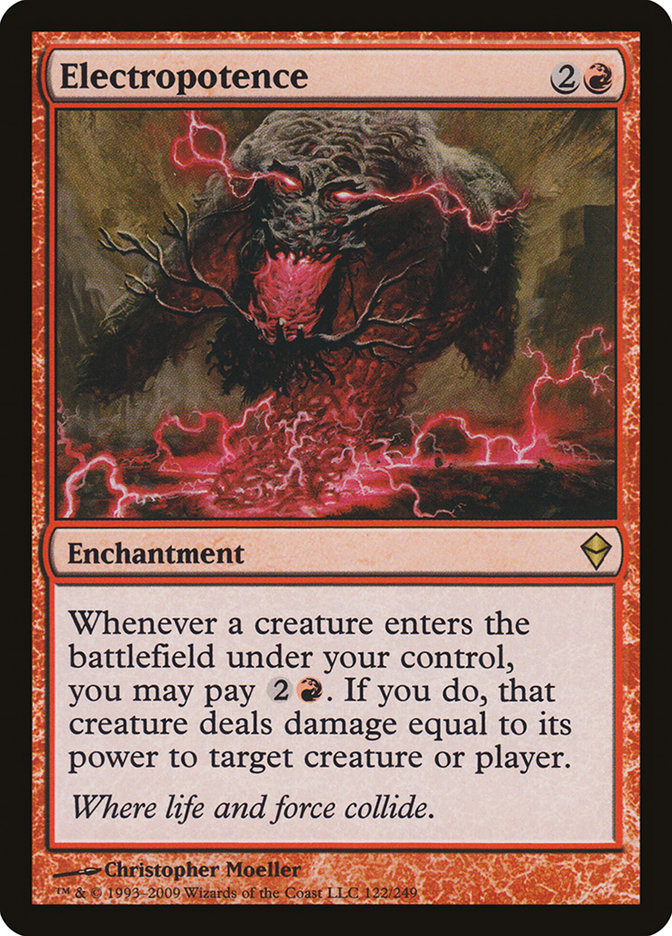 Electropotence [Zendikar] | Card Merchant Takapuna