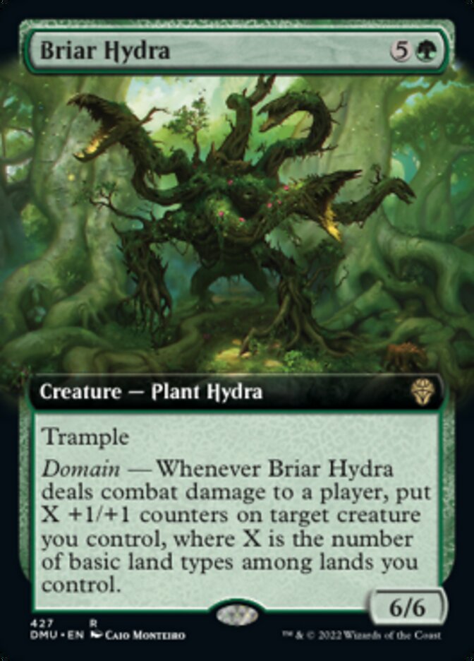 Briar Hydra (Extended Art) [Dominaria United] | Card Merchant Takapuna