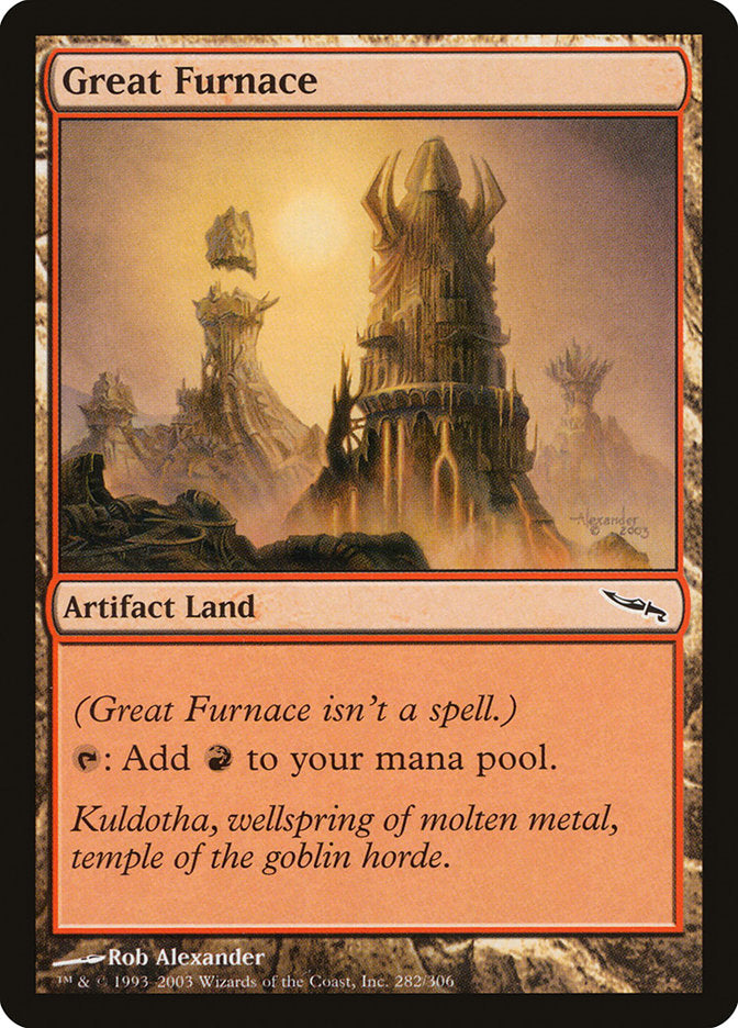 Great Furnace [Mirrodin] | Card Merchant Takapuna