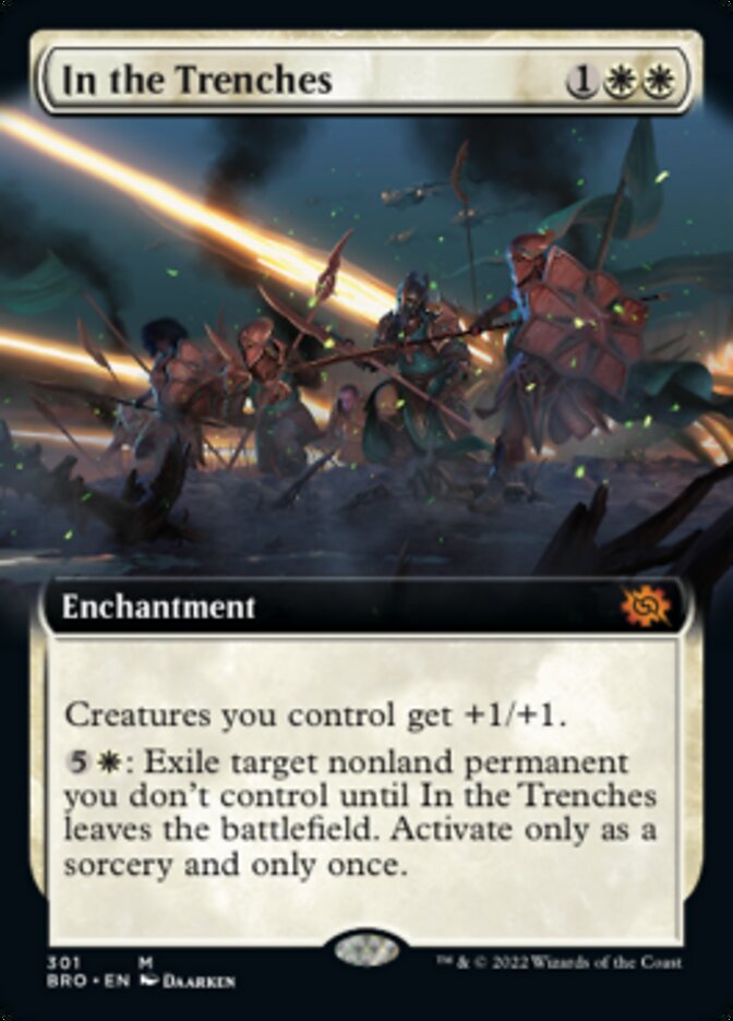 In the Trenches (Extended Art) [The Brothers' War] | Card Merchant Takapuna