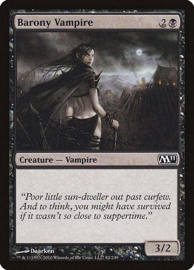 Barony Vampire [Magic 2011] | Card Merchant Takapuna