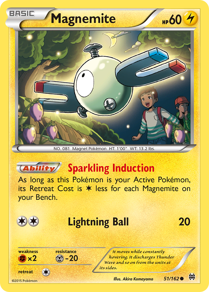 Magnemite (51/162) [XY: BREAKthrough] | Card Merchant Takapuna