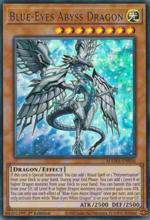 Blue-Eyes Abyss Dragon [MAMA-EN056] Ultra Rare | Card Merchant Takapuna